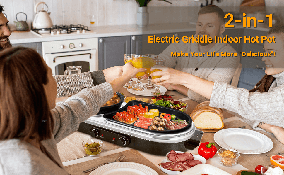 テーブル・チェア・ハンモック SmartPeak 2 Burner Grill Table 120cm 2-Burner Portable Stainless Steel BBQ Table Top Grill for