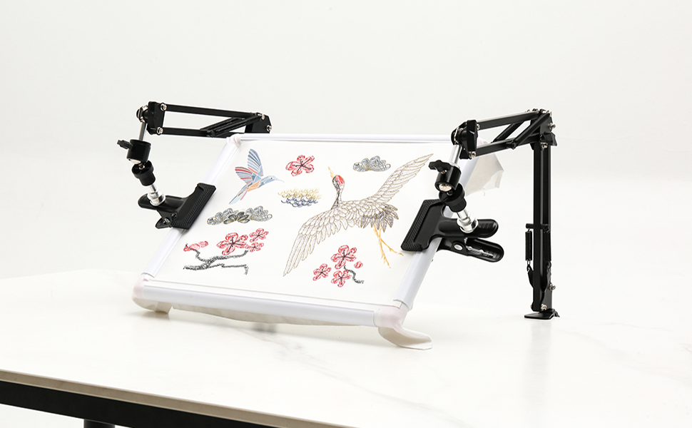 Embroidery Scroll Frame Stand (2P) Adjust Cross Stitch