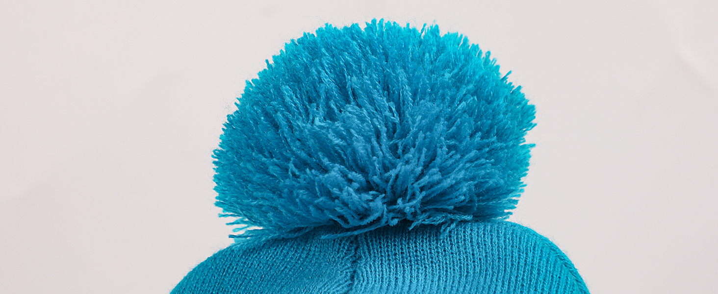 Bommelmütze mit Led Licht Kinder