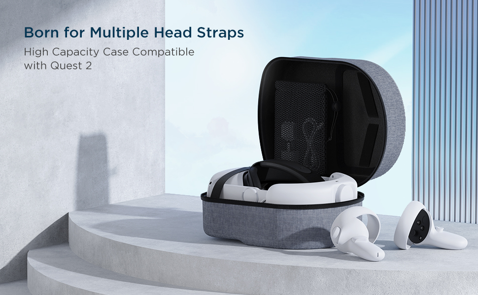 新品❤️キャリングケース Quest 2 PROTECTIVE CASE Meta Quest 2 Protective Lightweight Portable Carrying Case