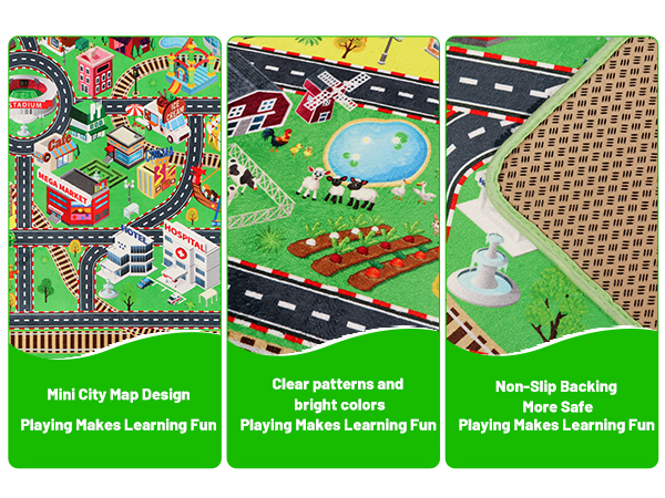 Amazon.com: Mfmiudole Kids Rug Play Mat for Toy Cars 3D City Life Road Traffic 59 amazon-com-mfmiudole-kids-rug-play-mat-for-toy-cars-3d-city-life-road-traffic-59-78-7-for-playroom-kids-car-road-rugs-city-map-play-mat-non-slip-washable-educational-car-rug-for-toddler