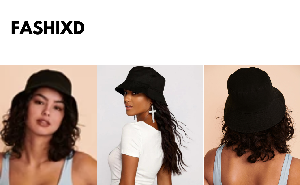 Amazon.com : FASHIXD Large Bucket Hat, XL,XXL Black Bucket
