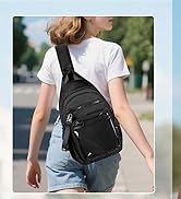 Prokva Ita Bag Crossbody Pin Display Sling Bag with Insert, Ita Chest Pack Backpack with Clear Po...