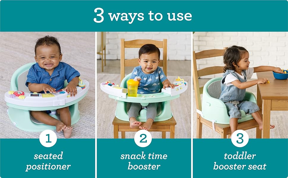 Infantino Music and Lights 3 in 1 Discovery Seat and Booster