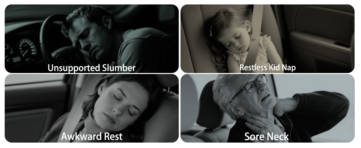 Car Headrest Pillow
