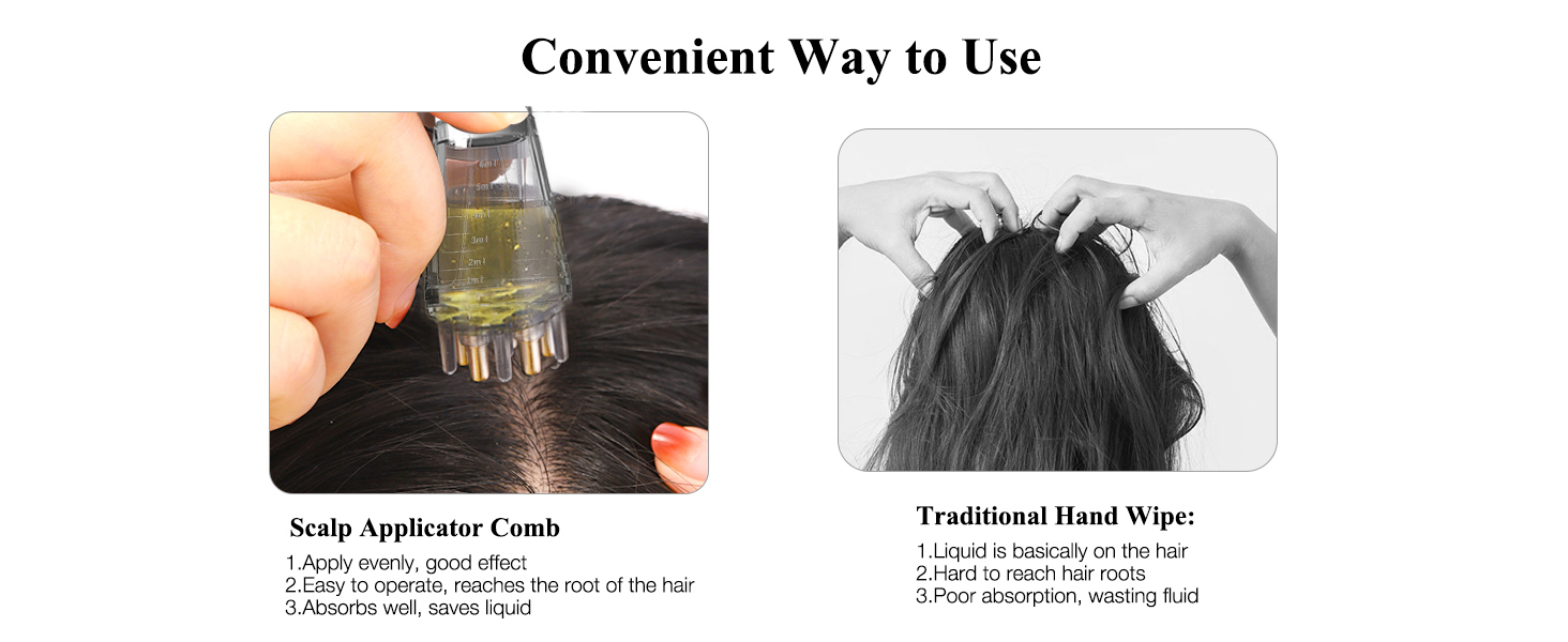 oil dispenser for hair oil hair applicator oil comb hair dye bottle brush hair bottle applicator