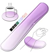 Gimars Upgrade Enlarge Silky Gel Memory Foam Keyboard Wrist Rest, Wrist Rest for Computer Keyboar...