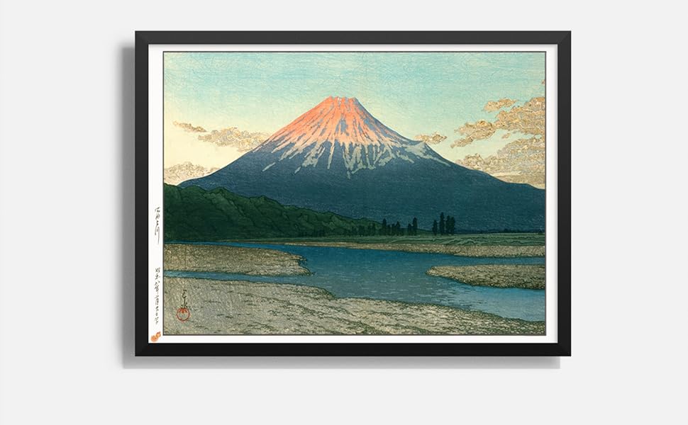 水彩風景画 木製フレーム付き 約21cm x 16cm S. Ishikawa 風景画 木製フレーム - メルカリ
