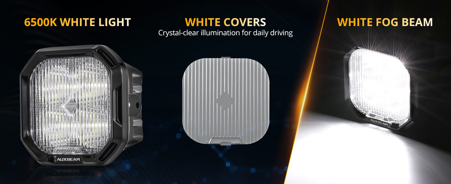 auxbeam white light