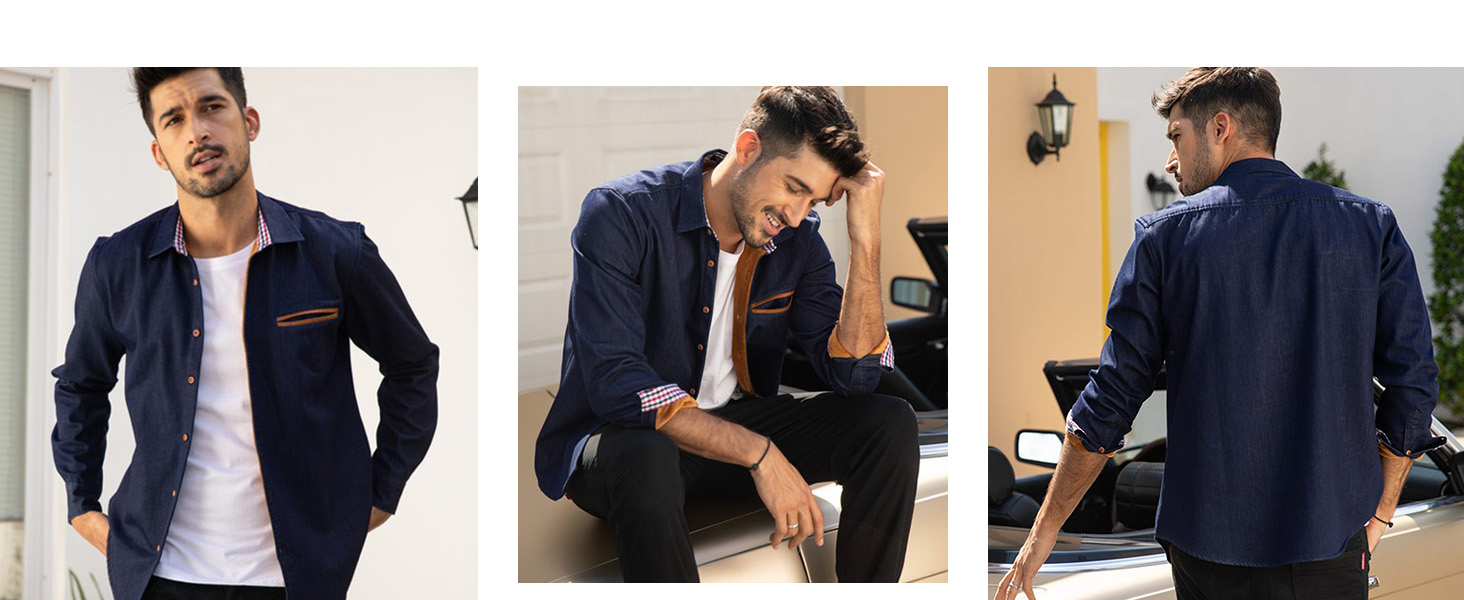 Mens Denim Shirts