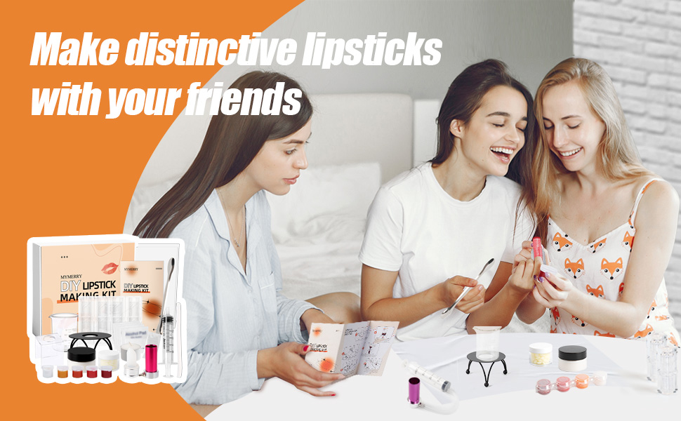 MYMERRY DIY Lipstick Making Kit,All Natural Lipstick Maker