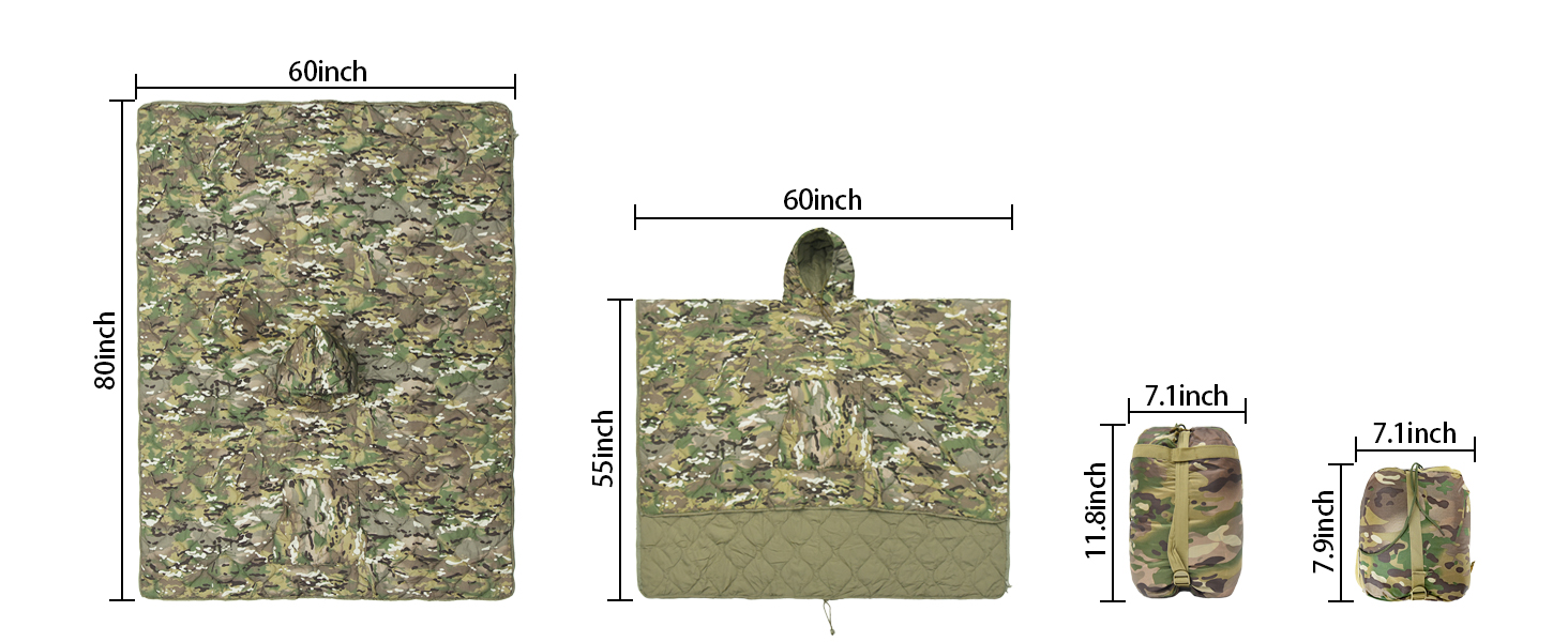 Tongcamo Multipurpose Insulation Poncho