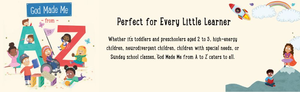 God Made Me from A to Z 26 Activity Devotions for Curious Little Kids