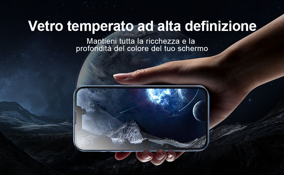 Vetro Temperato per iPhone 13/13 Pro/14