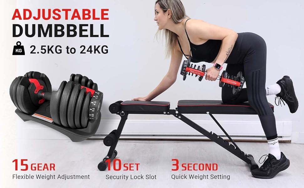 MotionGrey - Adjustable Dumbbell