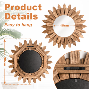boho wall mirror