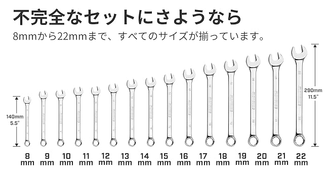 あやとも　Ｆ８０　　１７㎜コンビネーション Amazon | IRONCUBE コンビネーションレンチ スパナセット