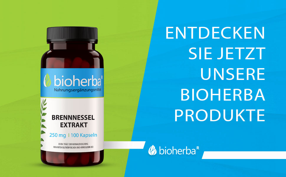 bioherba kapseln extrakt vegan hochdosiert entwässerungstabletten Brennesselblatt Entwässerungs