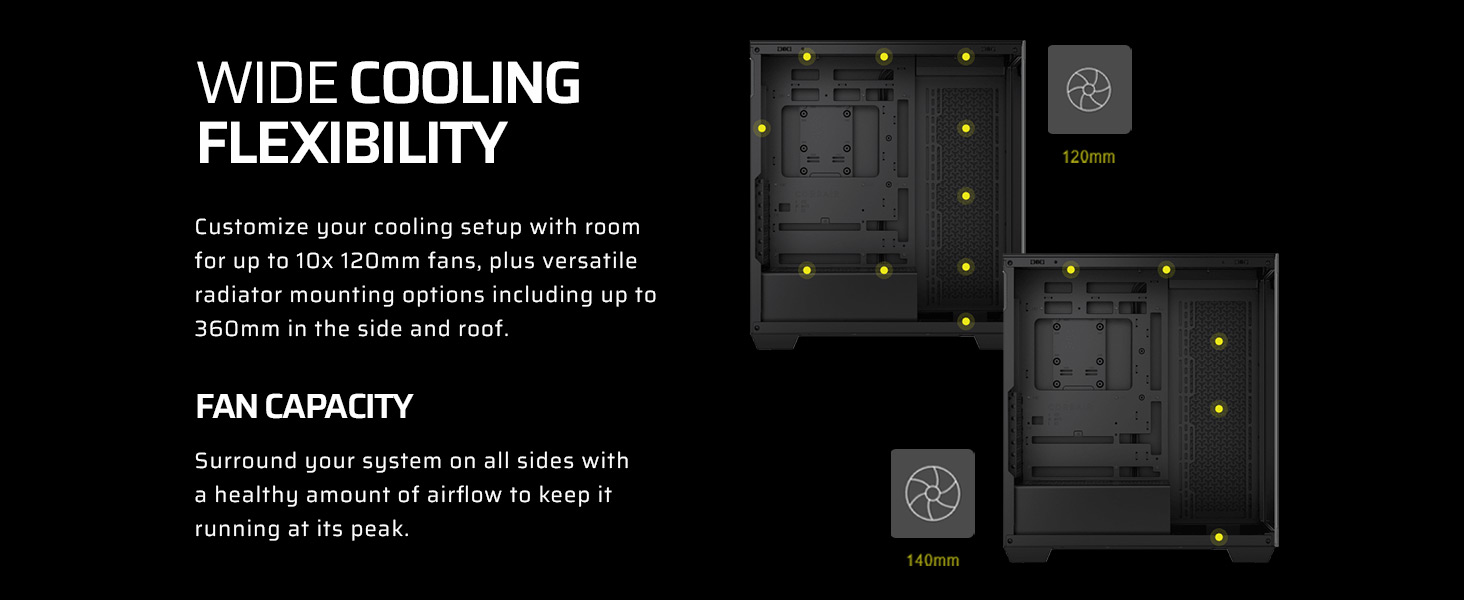 Corsair 3500X ARGB mid-tower pc case