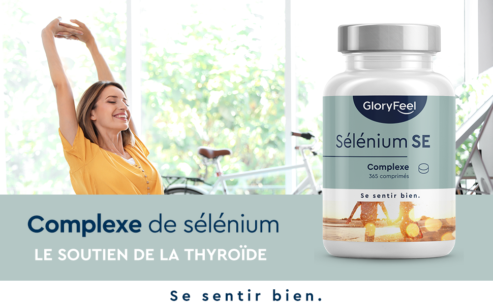 Sélénium Pur 365 Comprimés, 100 végétalien (1 an de réserve), Soutien