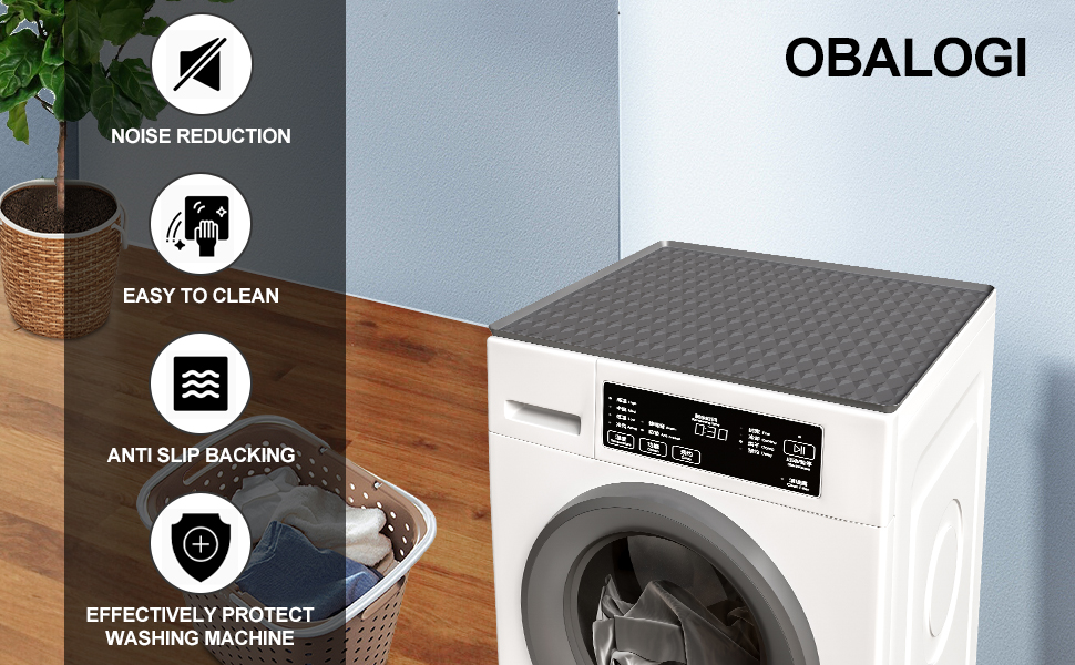 OBALOGI Washer and Dryer covers for The Top，19.7”*23.6