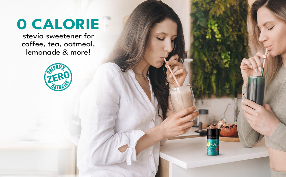 SweetLeaf Stevia Powder Shaker Jar Zero Calorie Stevia