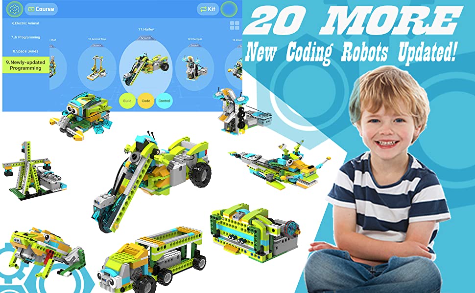 Makerzoid Robot Master Coding - 100+ Robots in 1, Robotics Kit, APP ...