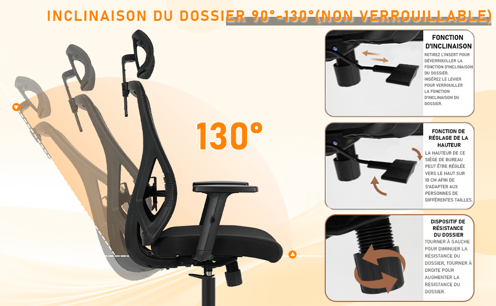 Chaise Bureau Ergonomique