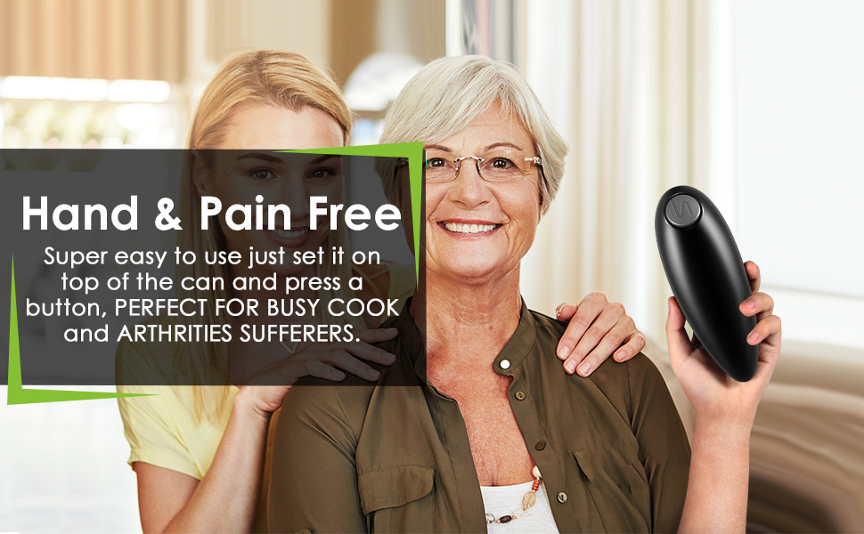 Electric Can Opener, One Touch Switch Automatic Can Opener No Sharp