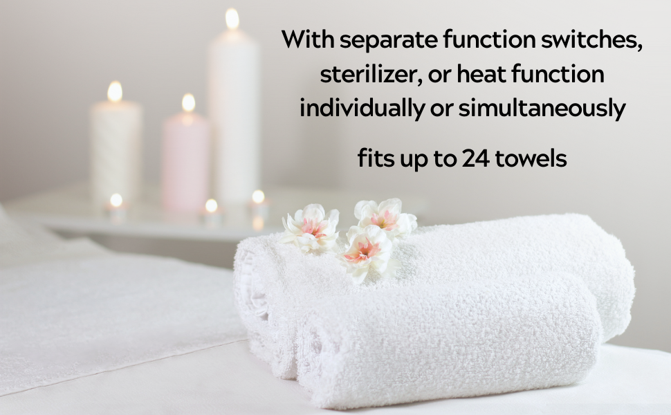 FOLELLO Premium UV Towel Warmer, Black RustProof Aluminum interiors