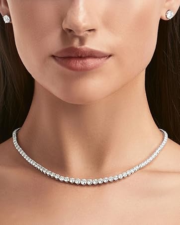 Moissanite Tennis Necklace