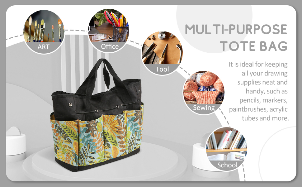 Garden Tool Bag Art BagTote Bag Sewing Bag for Art Storage