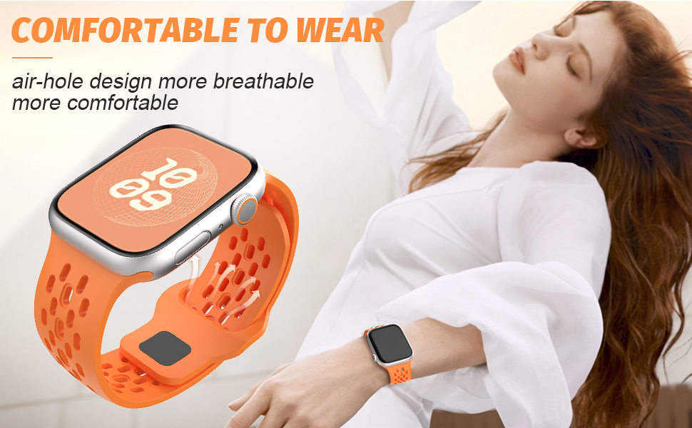 Sport Band for Apple Watch Band 44mm 45mm 46mm Ultra 49mm 40mm 41mm 38mm 42mm