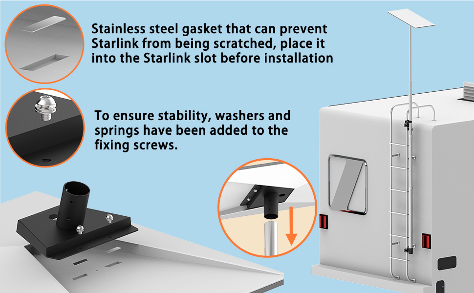 stralink gen 3 rv ladder mounting kit