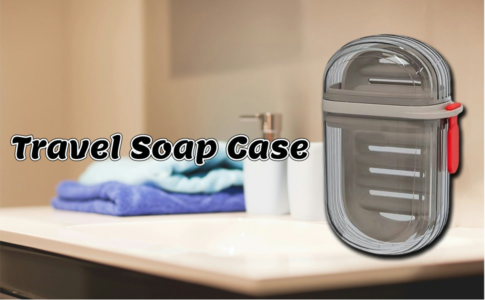 Travel Soap Case Portable, LeakProof Soap Holder with