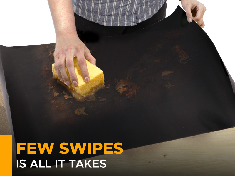 EcoNour Oven Liner for Gas and Electric Oven (3 Pack) 17"x25" NonStick protector