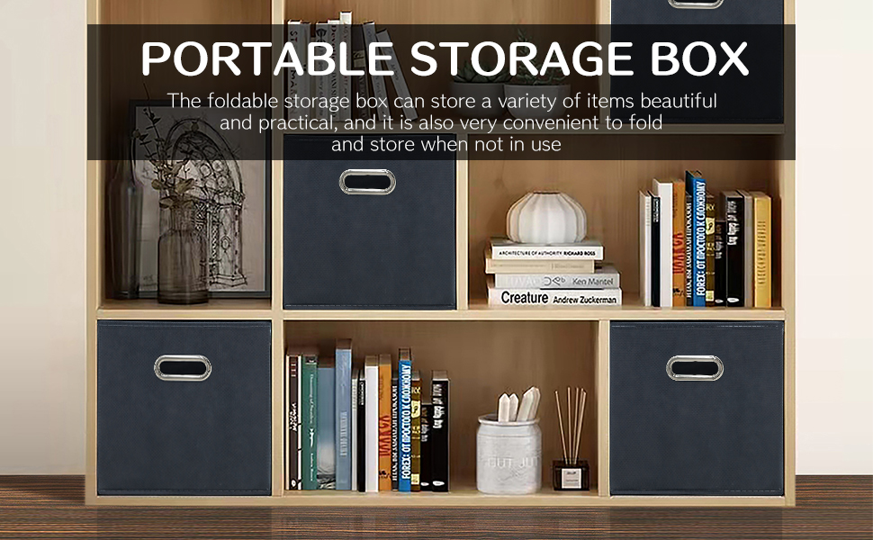 STOREONE Fabric Storage Bins Cubes Baskets Organizers