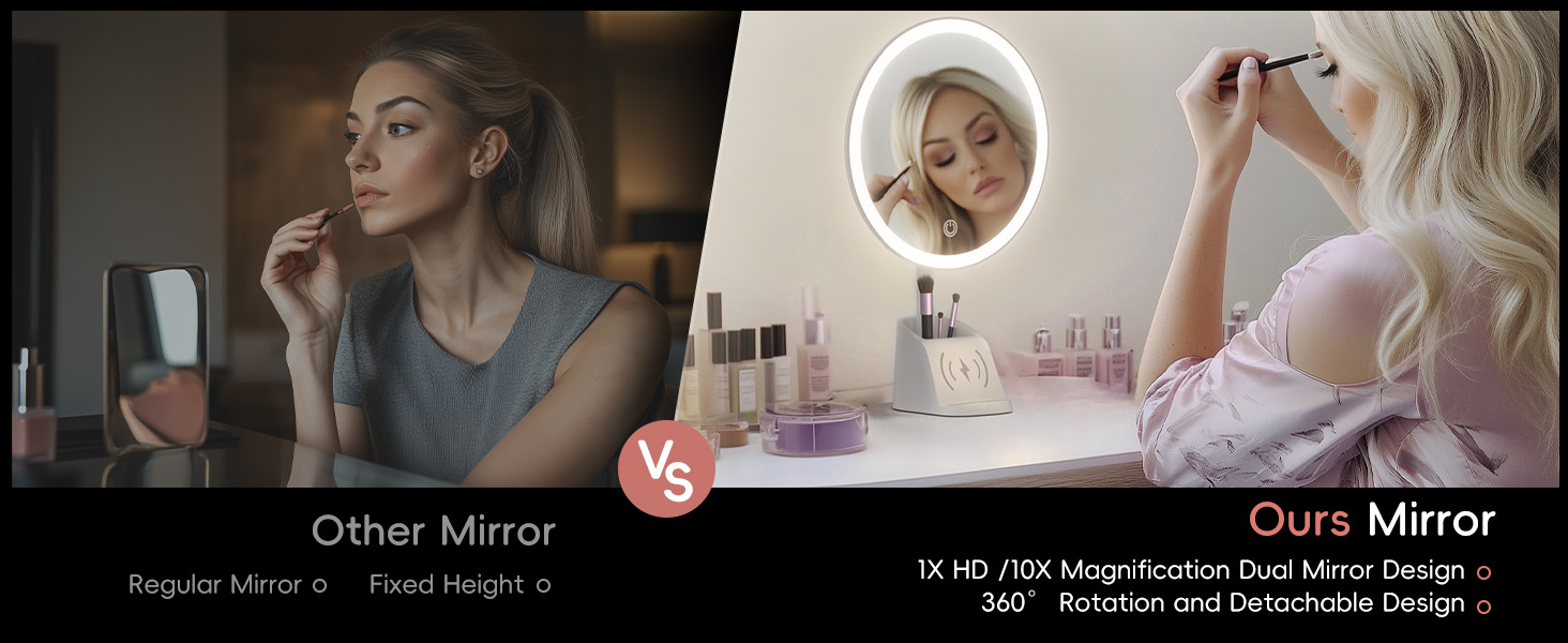led makeup mirror