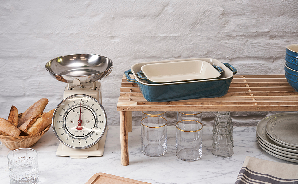 STAUB Glass Enamel Ceramic Rectangular Oven Dish, Casserole Dish