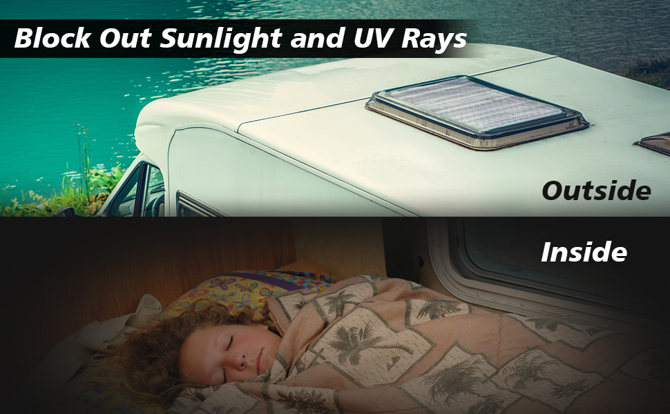 Losrik 2Pack RV Vent Insulator 14″x14″x3″ RV Skylight