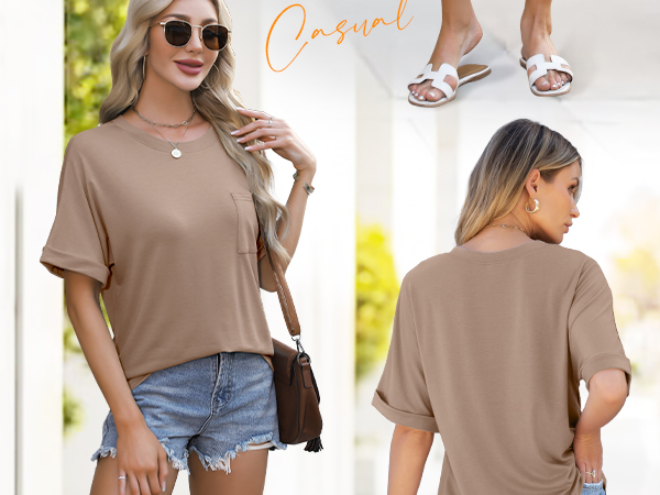 Women Oversized Short Sleeve 