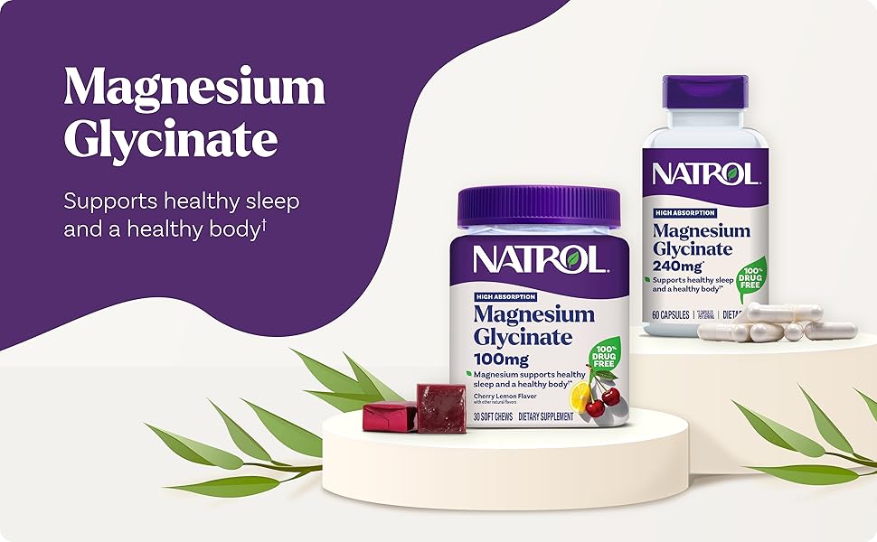 Magnesium Glycinate Supports healthy sleep and a healthy body