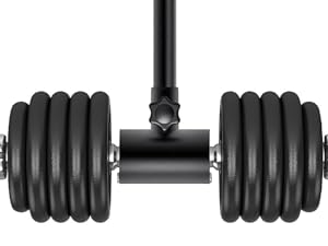 Dumbbell to Barbell Converter - Adjustable Weight Lifting Bar for Home Gym