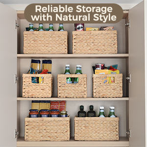 organizing daily essentials tidying up seasonal items handwoven baskets effective way clutter