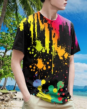 colorful graphic tees for men