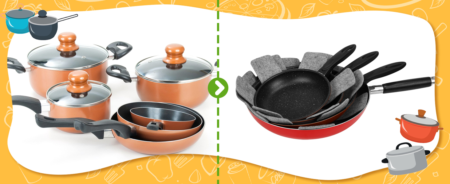 pot protectors for stacking