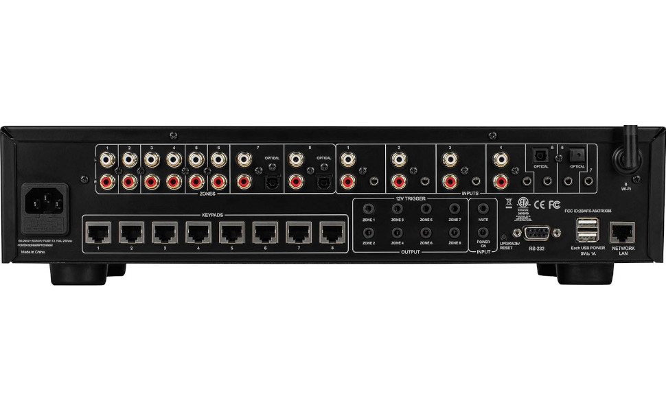 Amazon.com: Dayton Audio Matrix88 APP Controlled Matrix Audio