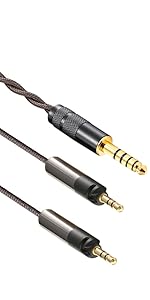 Amazon | luxferre 4.4 mm ath-r70x r70x 交換 リケーブル 4.4
