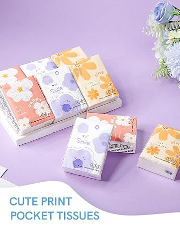 CUTE PRINT POCKET TISSUES