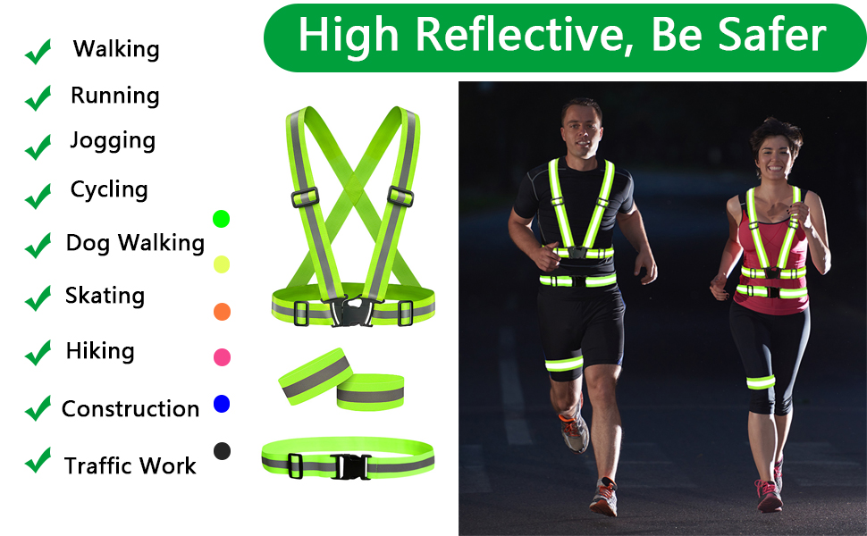 Reflective Vest Running Gear